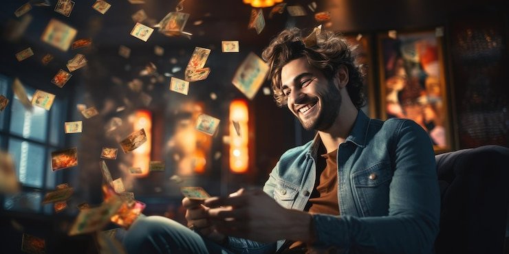 Antarmuka aplikasi mobile daun4d menampilkan menu utama dengan opsi deposit, permainan, dan pertandingan Liga 1